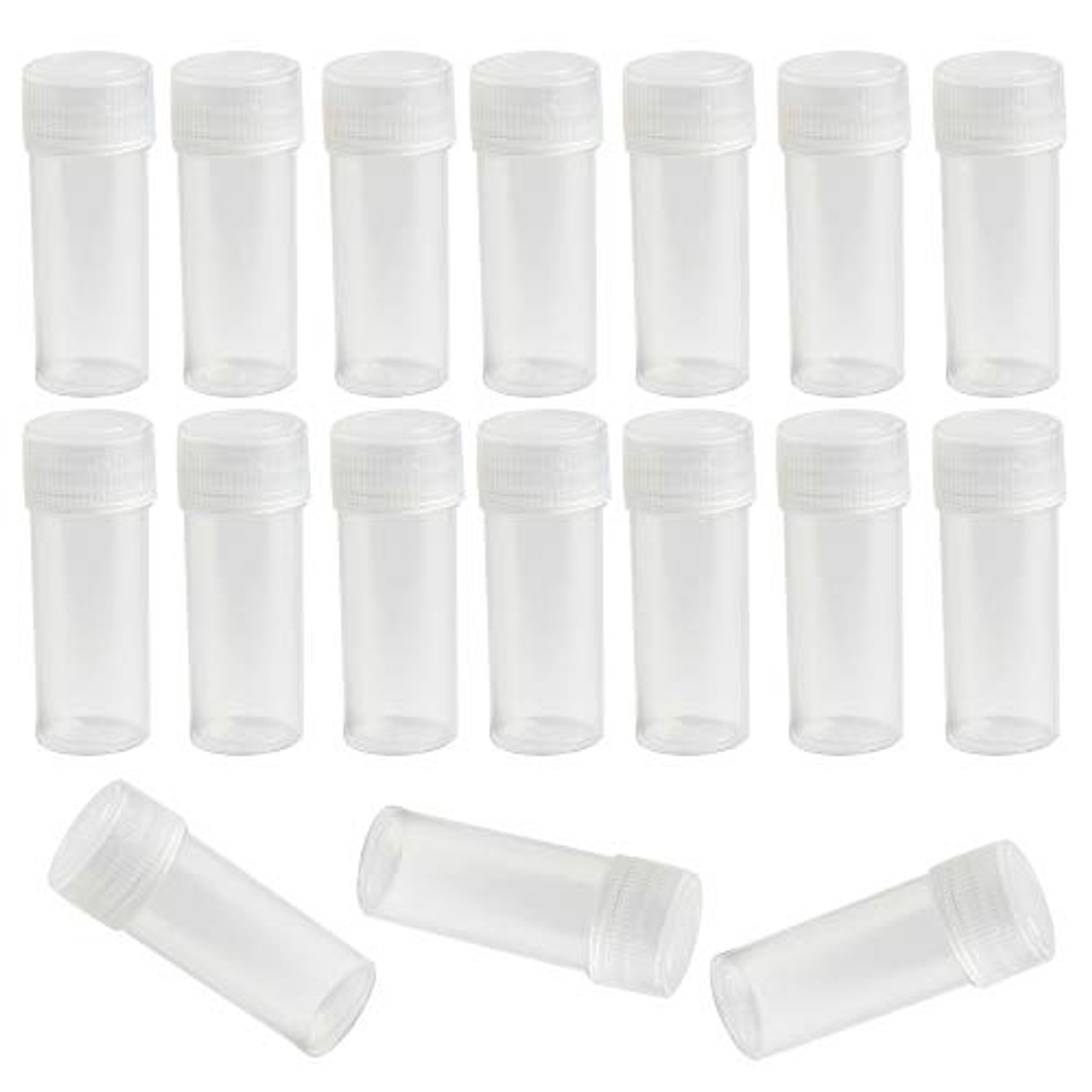 20 Pieces Small Clear Plastic Boxes Plastic Boxes With Square Lid Mini Clear  Plastic Box Small Plastic Containers For Beads, Jewelry, Pills