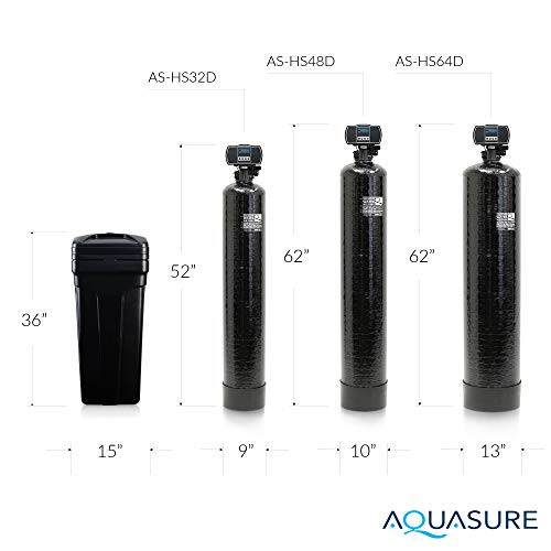 Aquasure Harmony Series 48,000 Grains Water Softener with High Efficiency Digital Metered