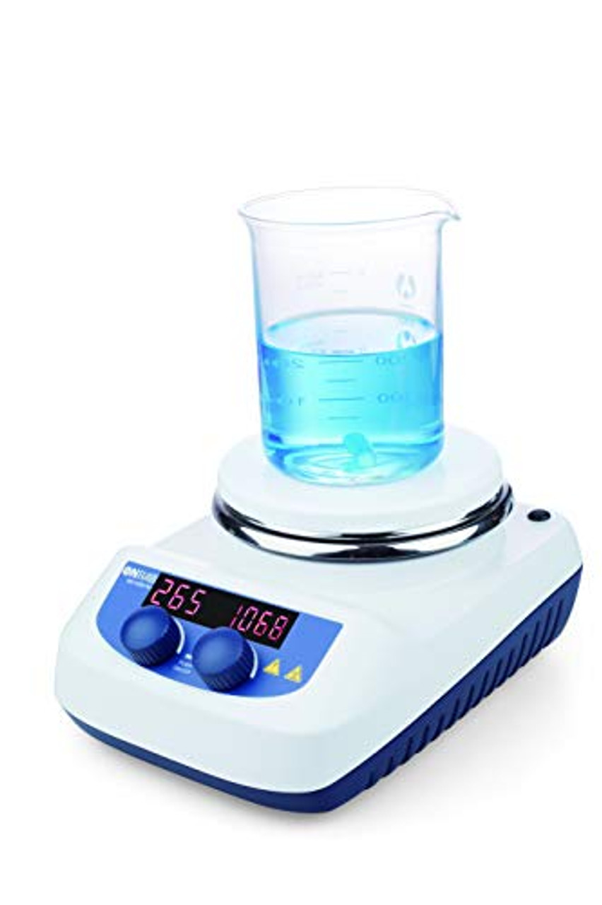 Fristaden Lab 5L Digital Magnetic Stirrer Hot Plate | Wide Ceramic Plate |  PID Temperature Control | Ideal for Chemical/Physical Analysis | PT1000