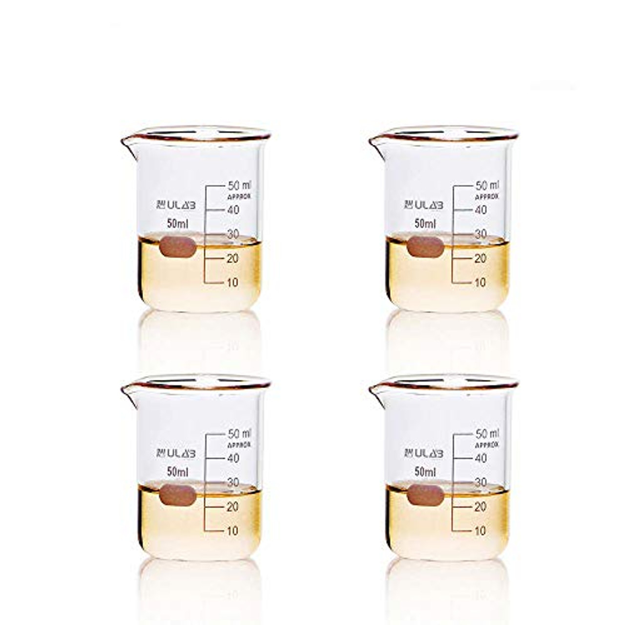 2Pcs Shot Glasses Measuring Cup Liquid with Measuring Scale Lines