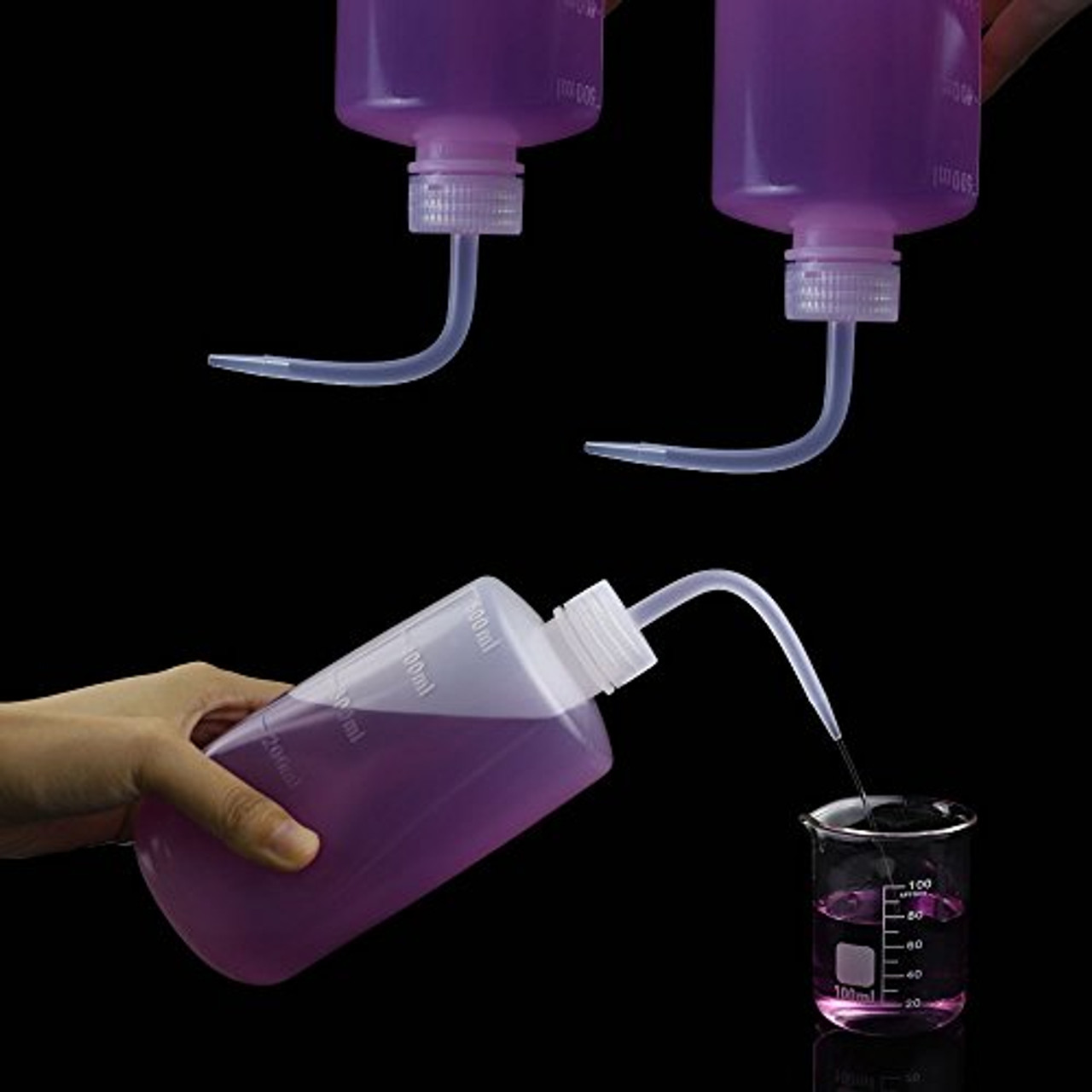 Happyyami 3pcs watering can watering squirt bottle water squeeze bottle lab  squeeze bottle squeeze bottles for liquids chemistry squirt bottle Scale