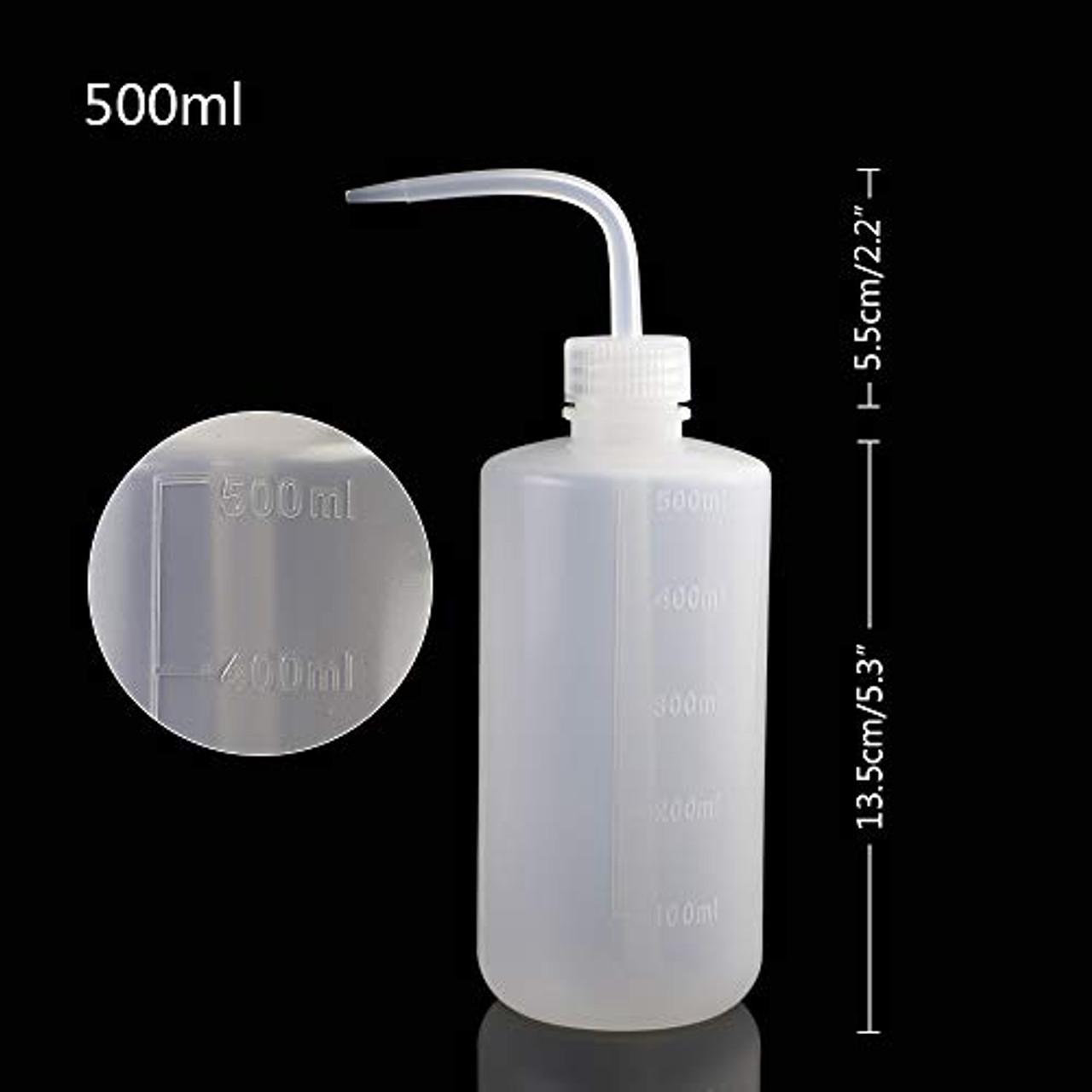 Tattoo Wash Bottle-1000ML -Clear | Body Graphics Tattoo Supply