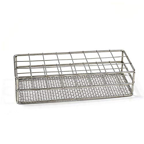 ULAB Stainless Steel Test Tube Rack, Wire Constructed, 24 Places ...