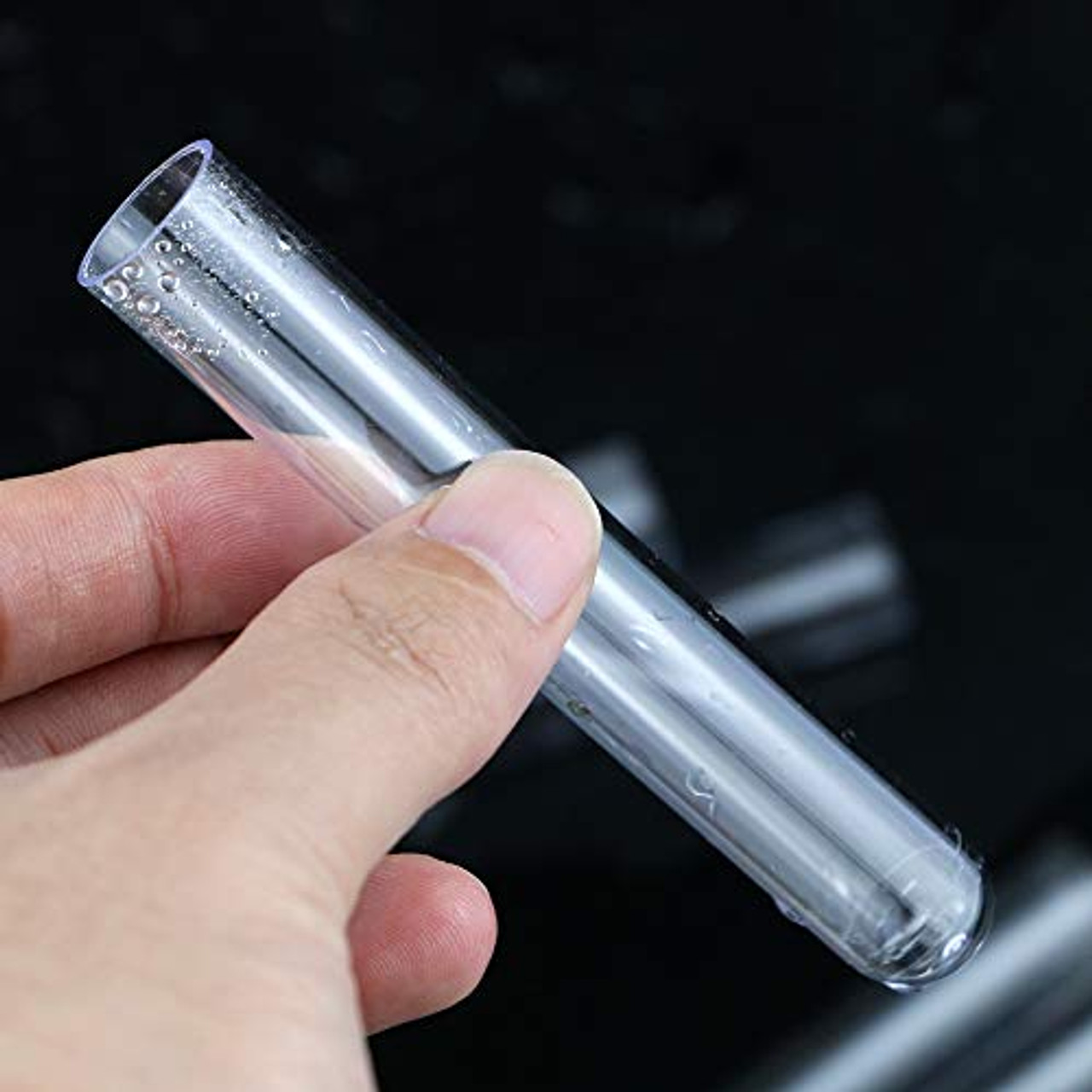 Kanayu 200 Pack Clear Plastic Test Tubes 16x100 mm 16ml Plastic Tubes with  Caps Transparent Leak Proof Shot Tubes for Liquor Candy Storage, Clear  Tubes with Caps for Scientific Experiment Party Favor