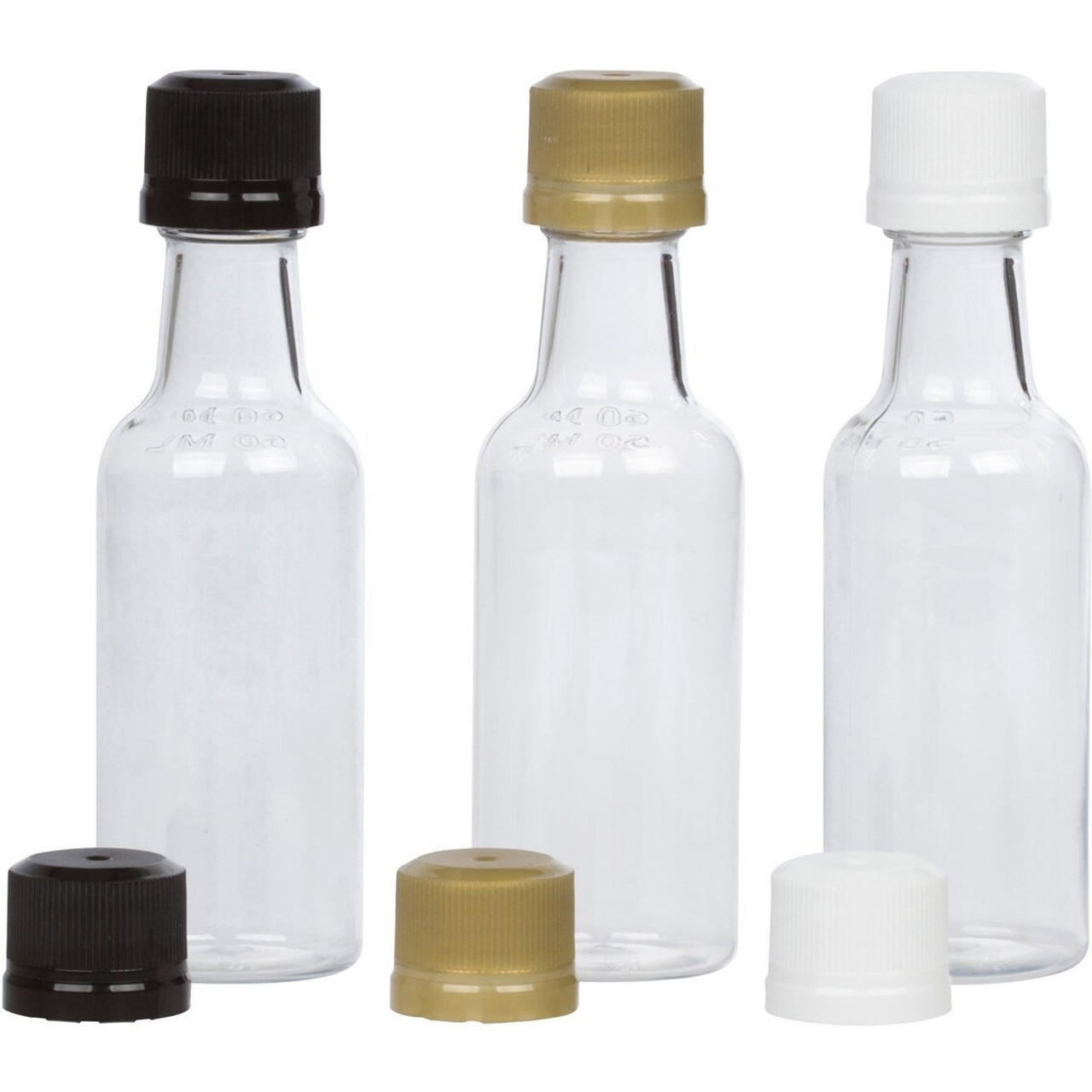 120 Stück 50ml Mini-Plastiks chnaps flaschen Set, Spiritus