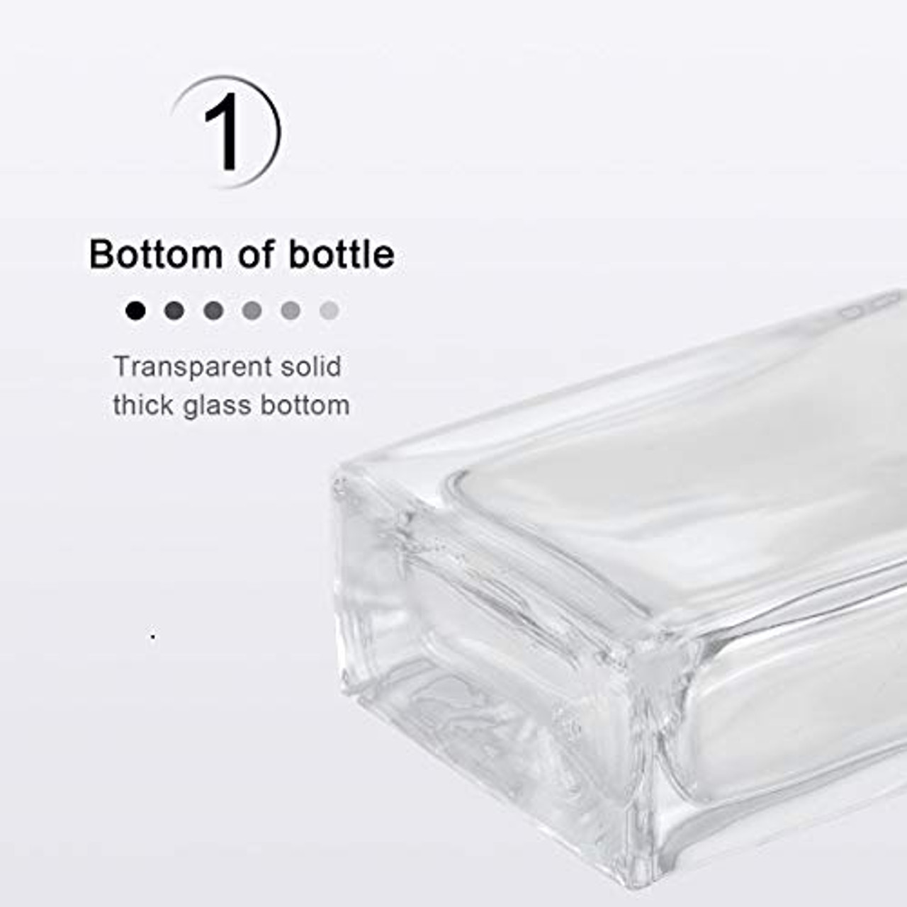 6PCS 50ml Glass Empty Bottle, Refillable Perfume Bottle Spray Bottle  Perfume Atomizer Dispenser, Sim…See more 6PCS 50ml Glass Empty Bottle,  Refillable