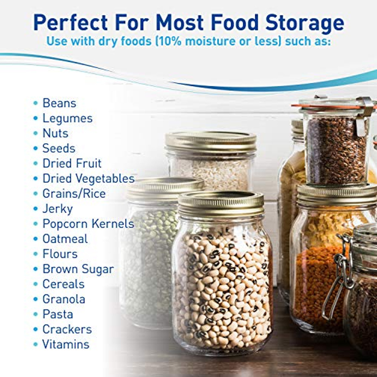 Long Term Storage Food Bags, Mylar Food Storage Bags