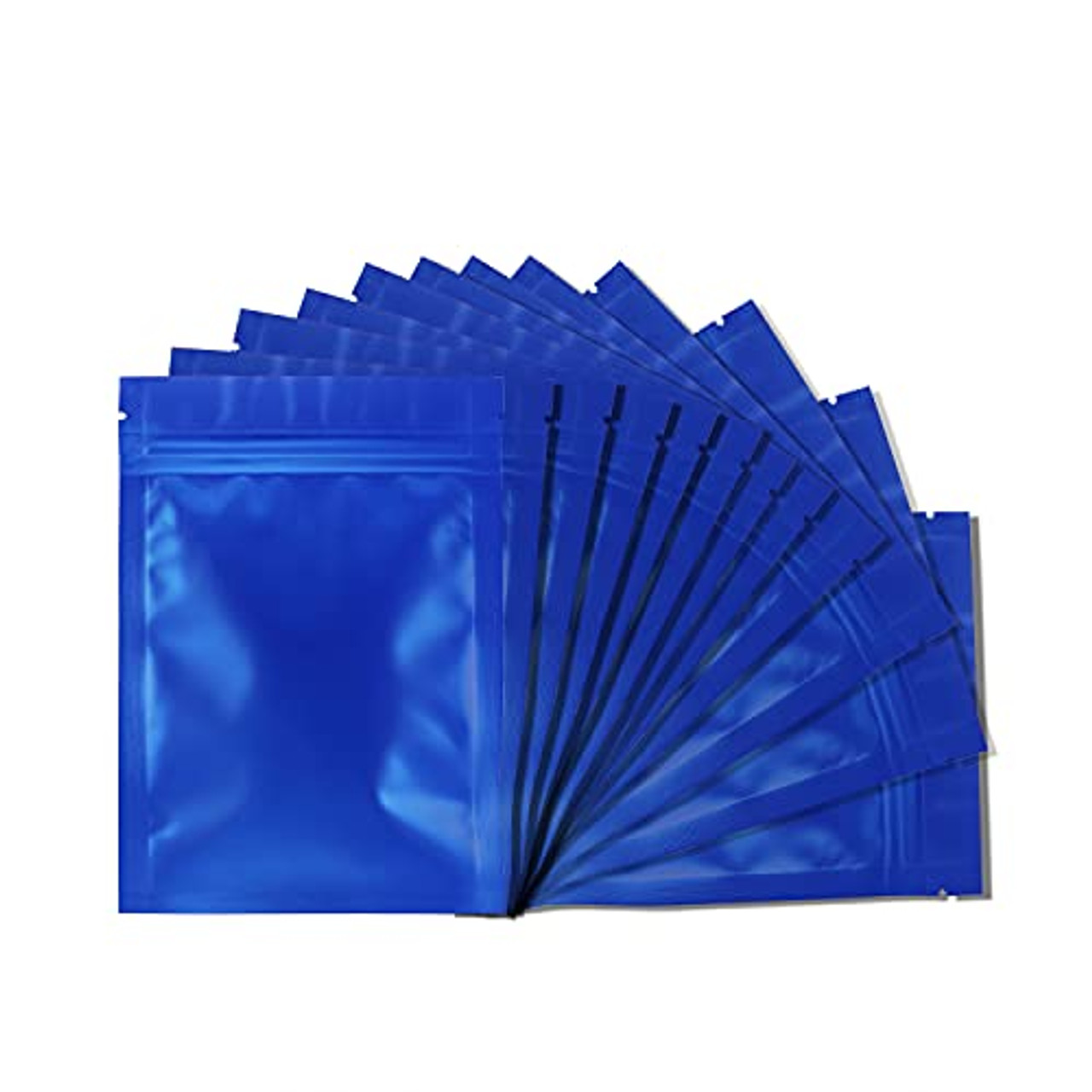 200 Pack Smell Proof Bags - 3 x 4 Inch Resealable Mylar Bags Foil Pouch Bag  Flat Bag Matte Black