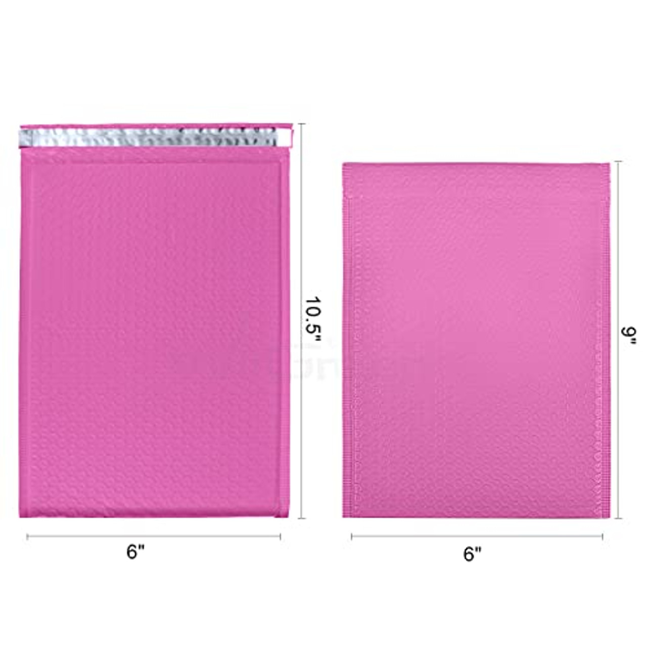 6x10 Colored Poly Bubble Mailers, Pink,Teal,Purple Shipping Mailing  Envelopes!