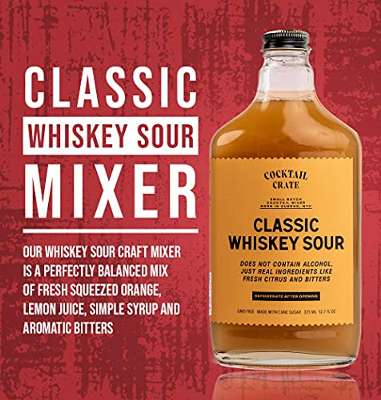 Cocktail Crate Whiskey Lover's 3 Pack Drink Mixers | Award-Winning Craft  Cocktail Mixers - Premium Cocktail Syrup Handcrafted with Aromatic Bitters  