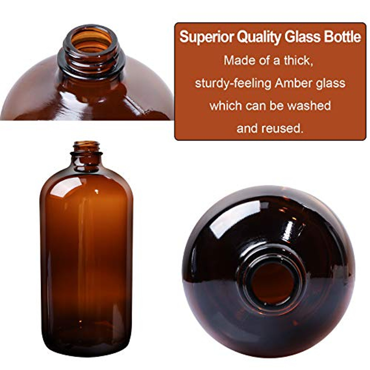 32 oz. Amber Glass Bottle