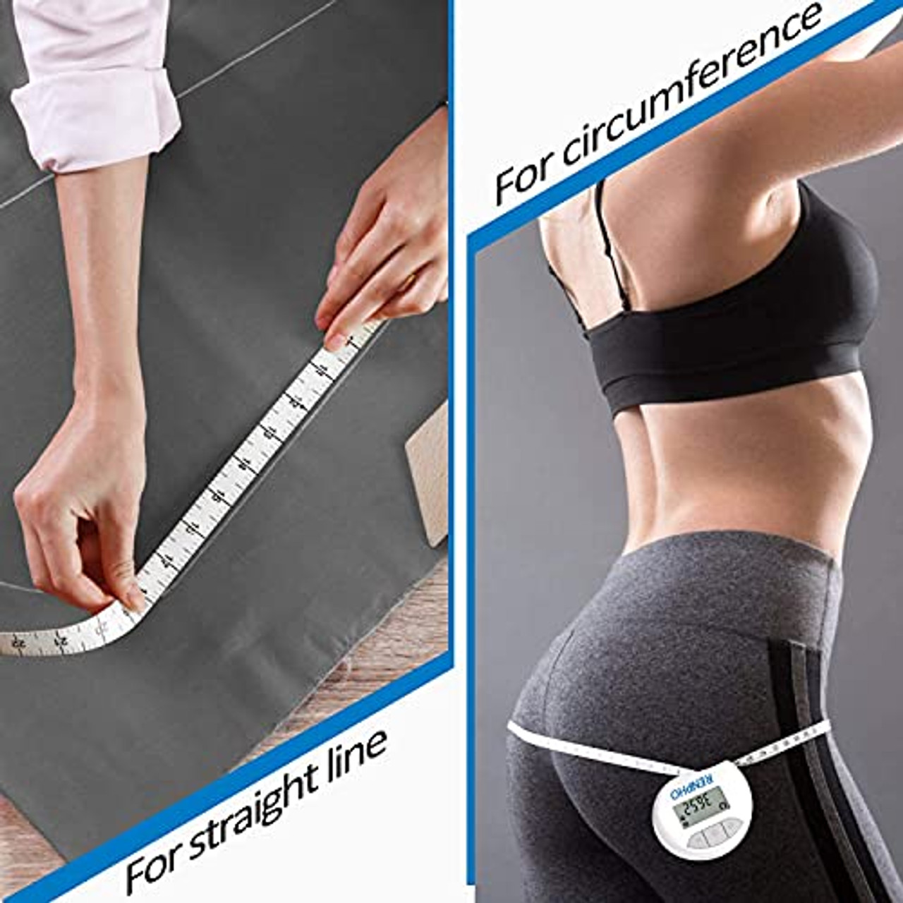 Smart Tape Measure Body with App - RENPHO Bluetooth Measuring Tapes for Body  Measuring, Weight Loss, Muscle