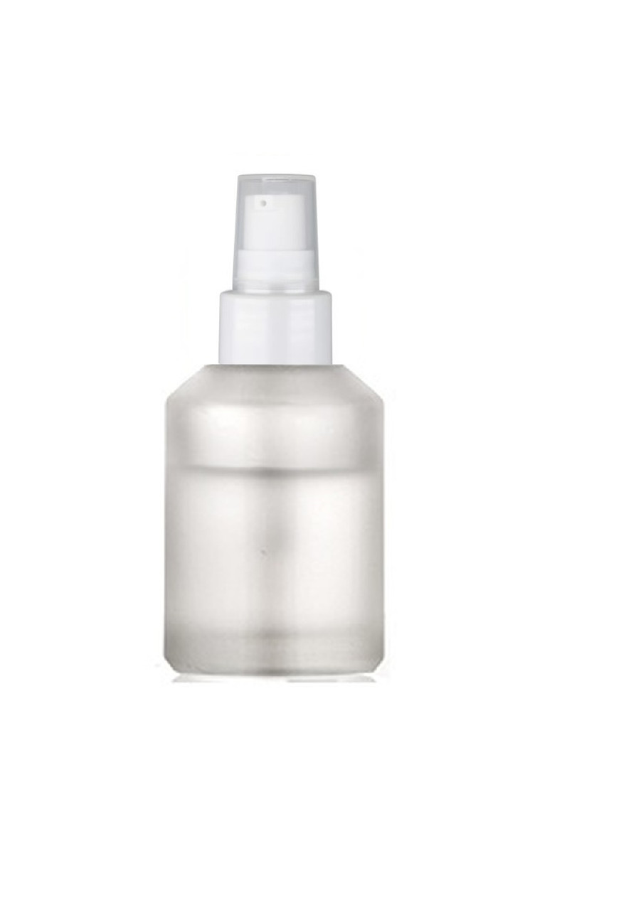 1 Oz Clear Cylinder Slope Glass Bottle with 20-400 neck finish