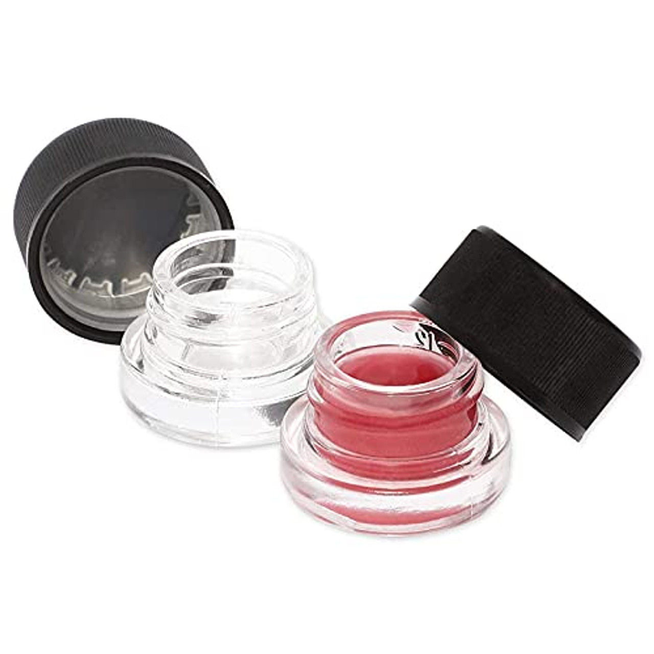 36 Pack Glass Concentrate Jars with Lids, Lip Balm Containers for  Cosmetics, Samples (0.17 oz)