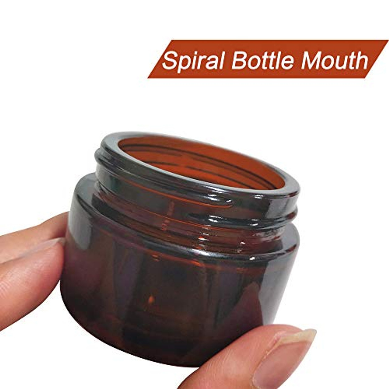 2pcs 8 Oz Empty Candle Jar Round Amber Glass Containers With Lid for DIY  Aromatherapy Salve Scrubs Cream Storage Cosmetics 250ml - AliExpress