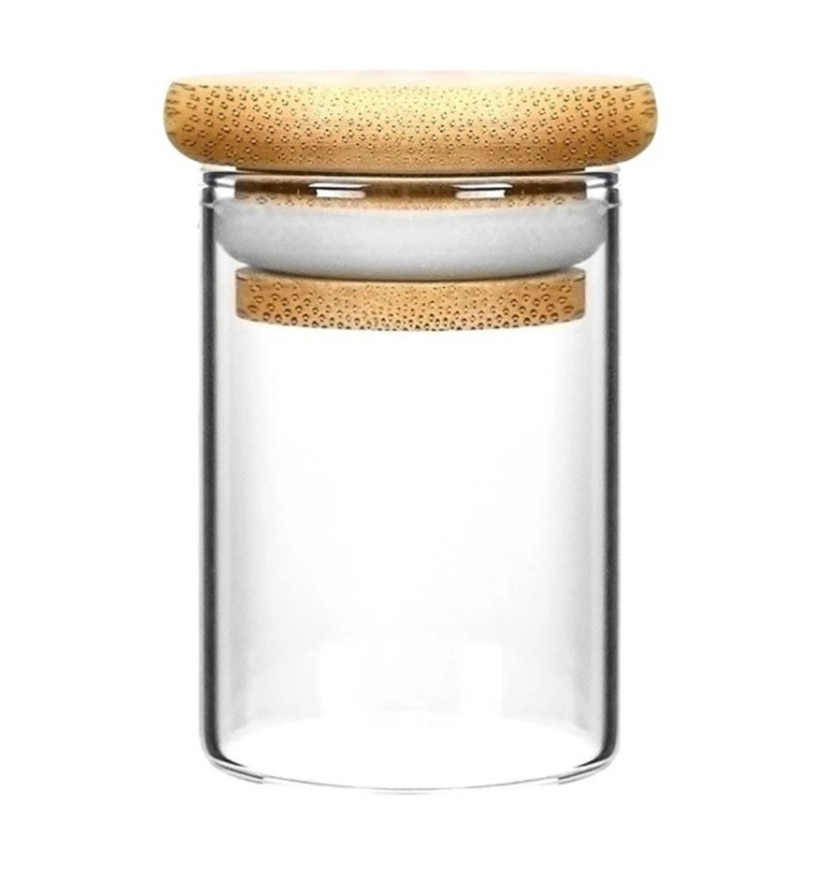 Amber Colored Candle Jar - 14.5 oz with Bamboo Lid | 12 Pack