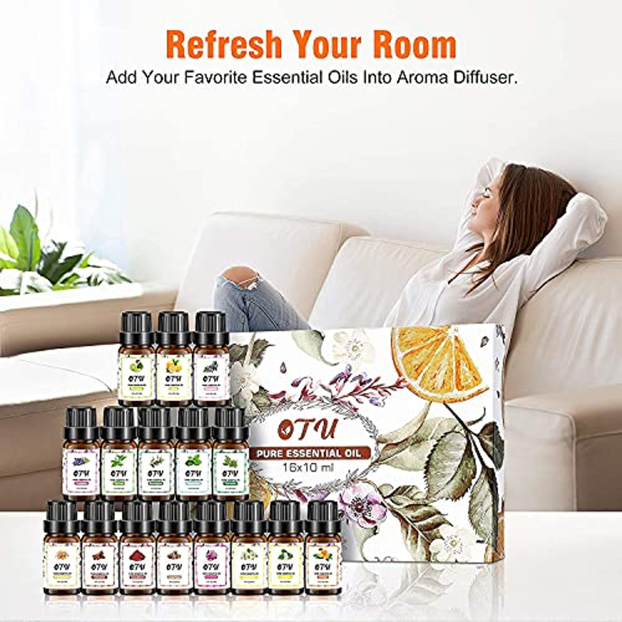 31 PC Deluxe Essential Oils Kit: Aromatherapy Supplies