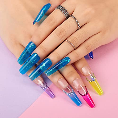 Makartt Mini Vortex Mixer, Rainbow Jelly Gel Nail Polish, Vortex