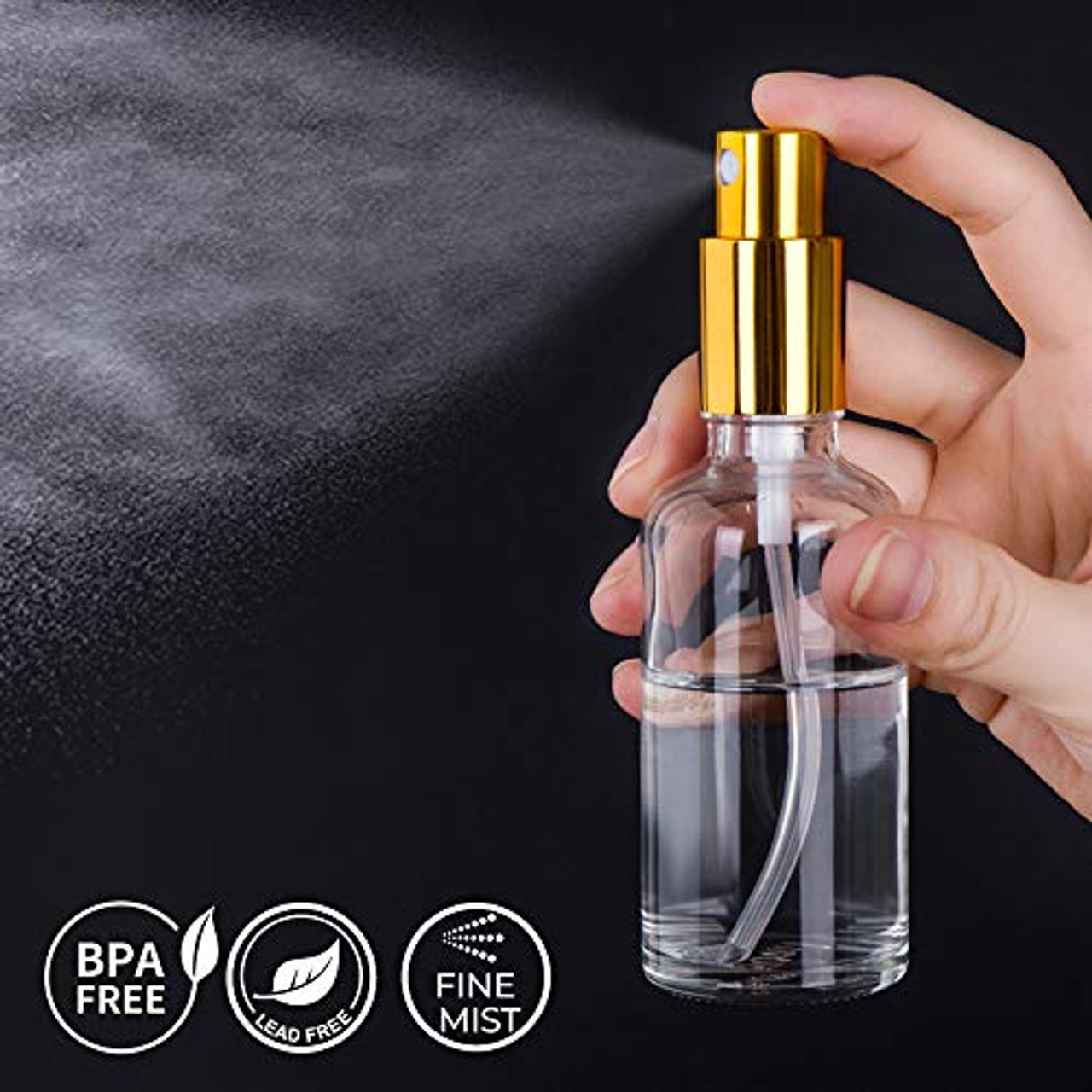 1 LUXURY 100ml Fine Mist Atomizer Perfume Bottle 3.3 Oz 100 ml