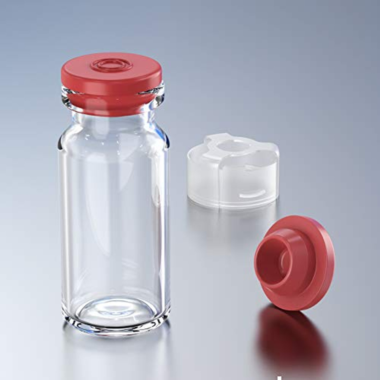 100 Pcs glass container with lid glass snack containers scientific liquid