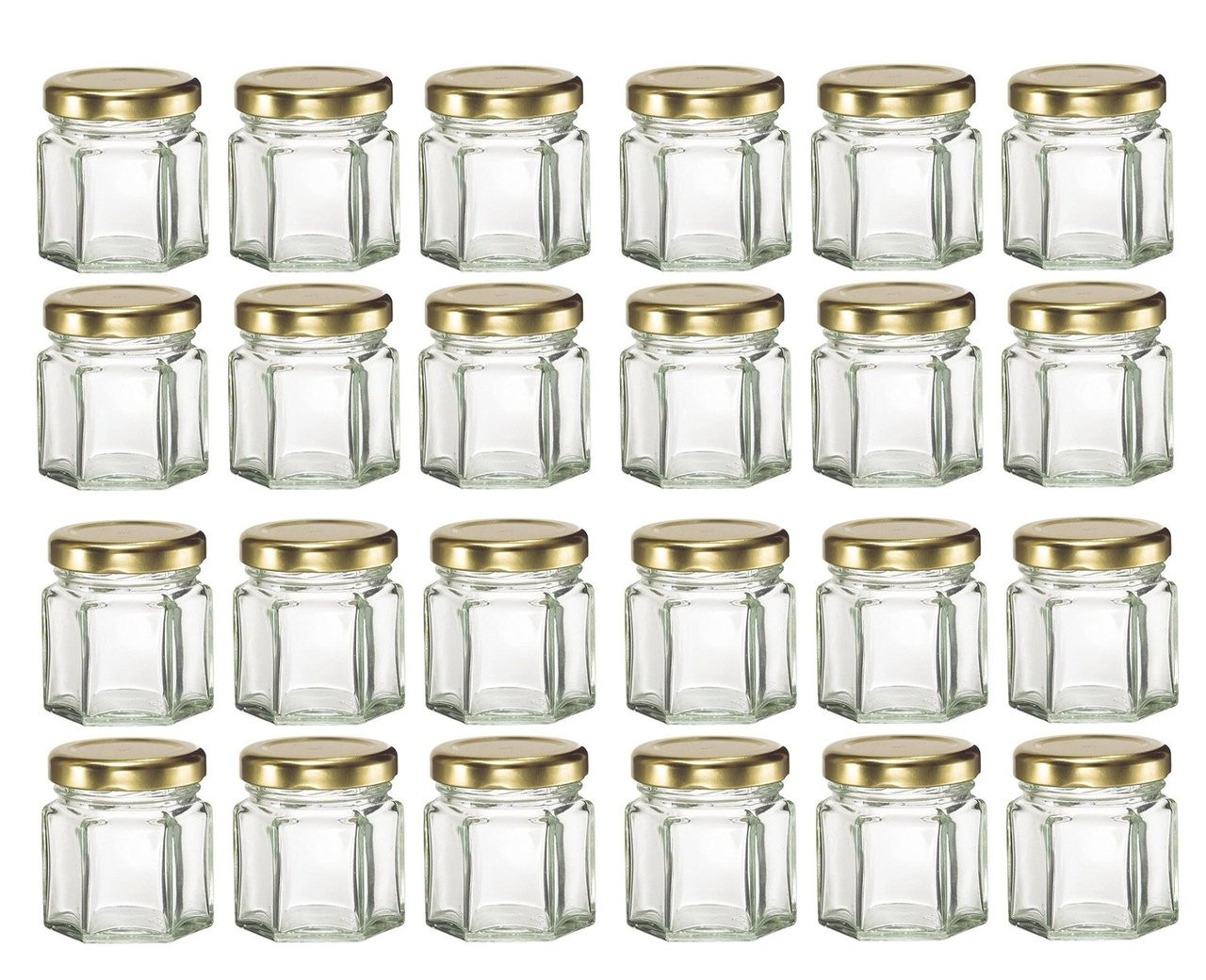 24-Pack Glass Baby Food Storage Containers - 4 Oz Baby Food Storage Jars  with Li