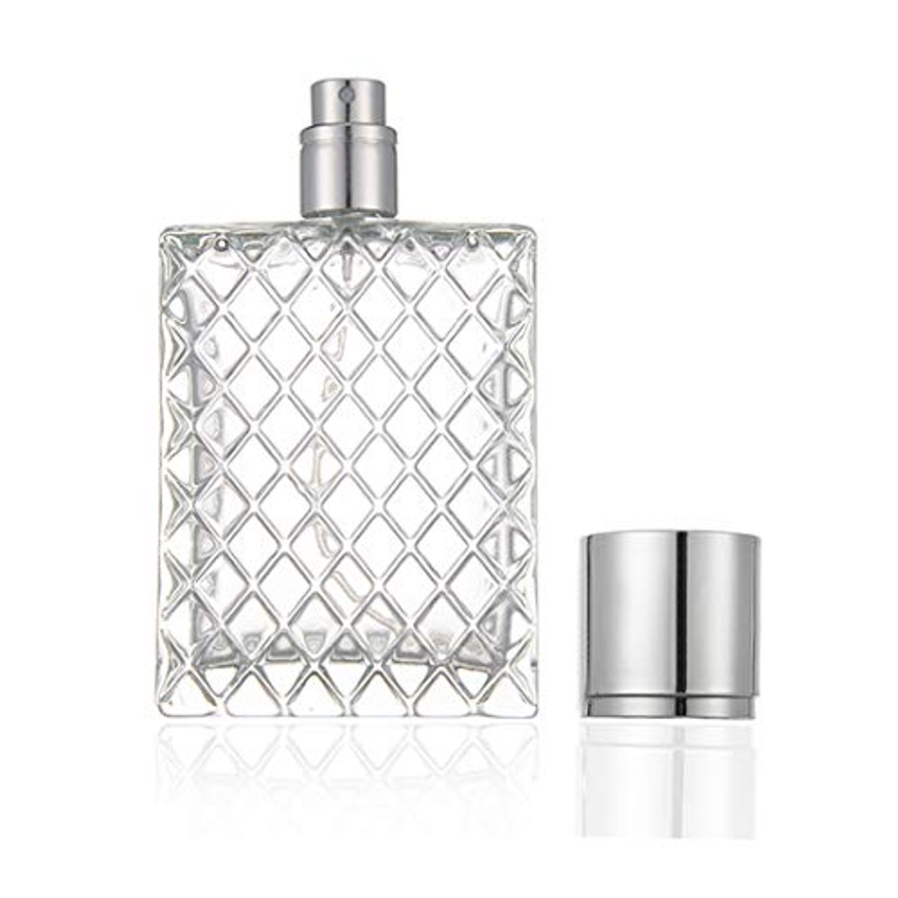 Custom 50ml 100ml Luxury Empty Glass Perfume Bottles Travel Spray