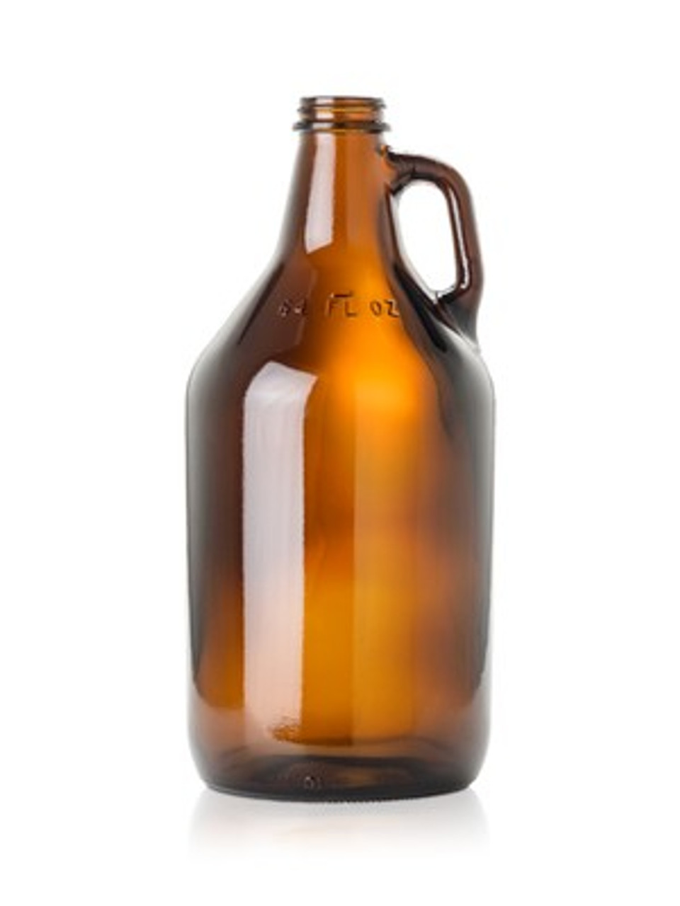 1/2 Gallon Clear Glass Beer Growler Jug