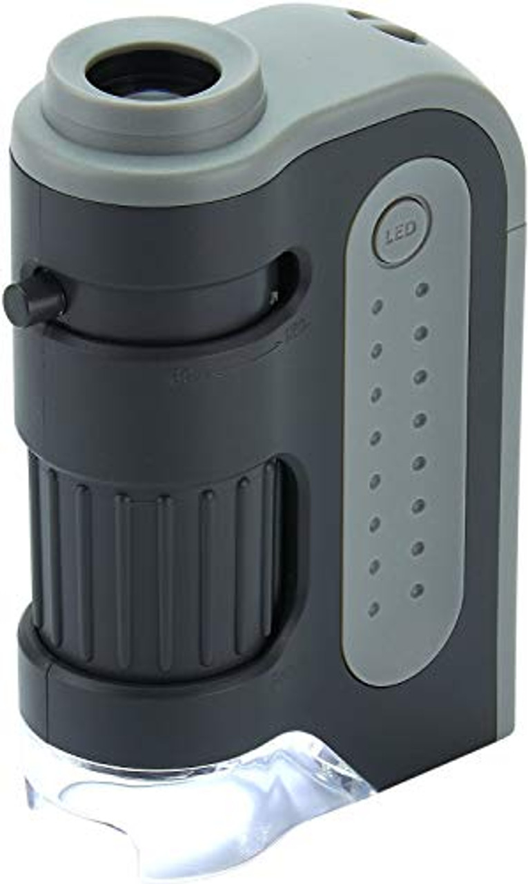 LED Pocket Microscope, 60X Magnification