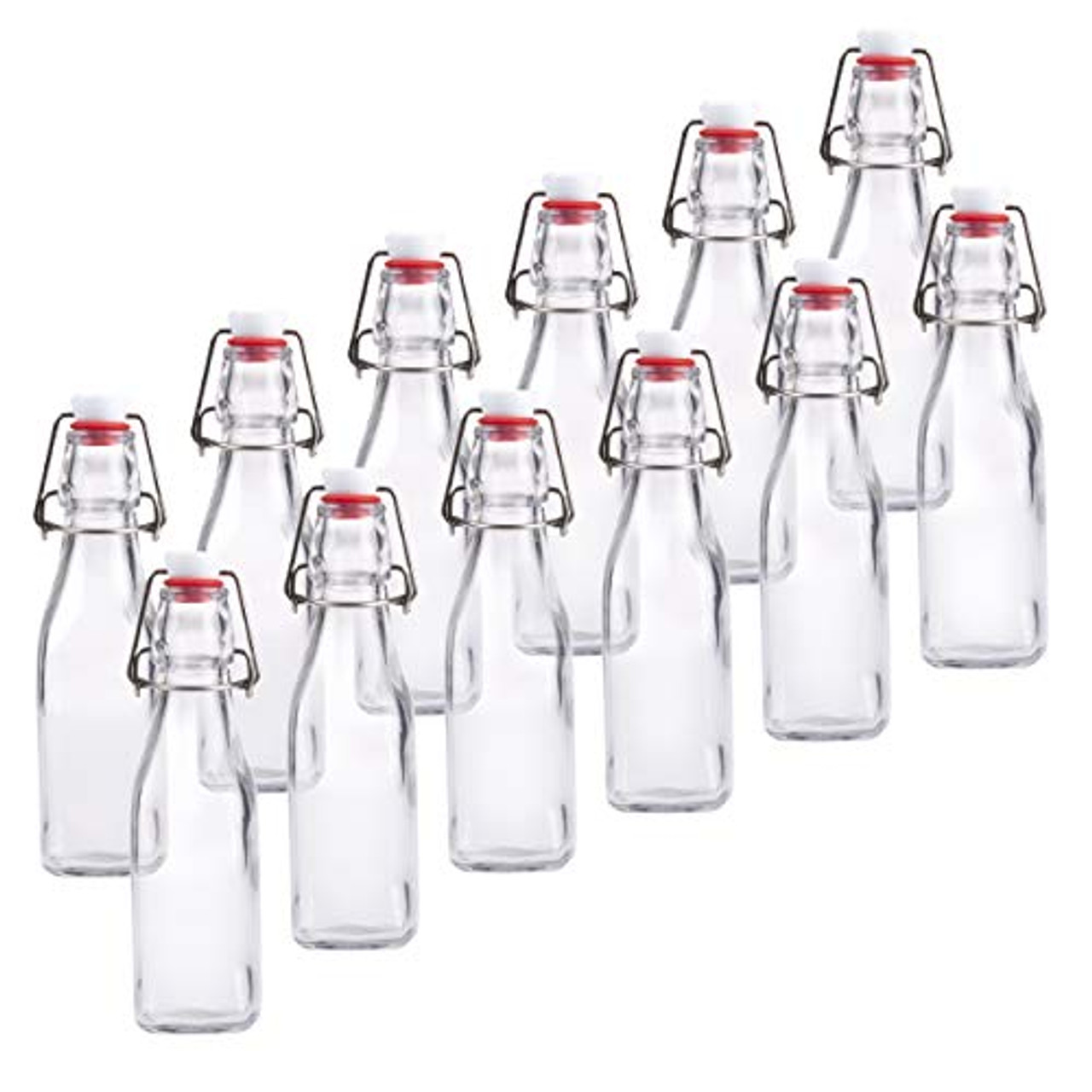  AYL Flip Top Glass Bottle [1 Liter / 33 fl. oz.] [Pack of 4] –  Swing Brewing Bottle with Stopper for Beverages, Oil, Vinegar, Kombucha,  Water, Soda, Kefir – Airtight Lid