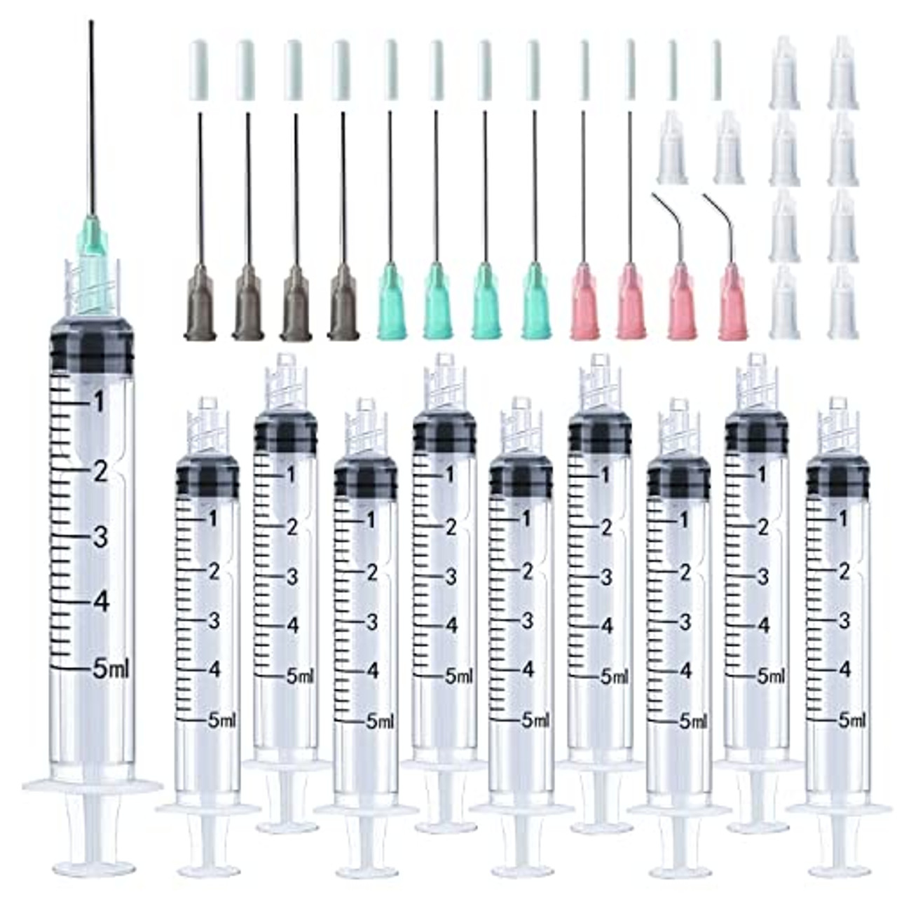  1ml Luer lock Syringe with 25Ga Needle, 100 Pack