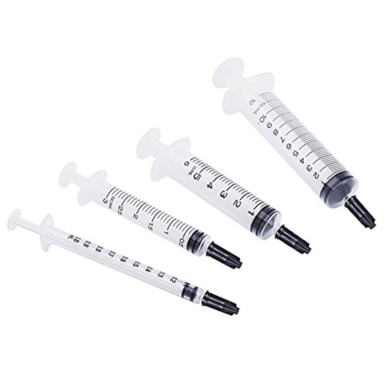 Gejoy 250 Pack Luer Lock Syringe Tip Caps Dispensing Needle Tip Cap(Black)