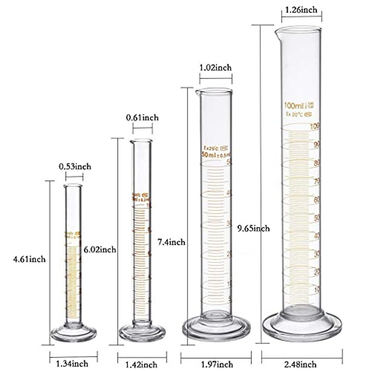 Premium Vector | Accessories for chemistry measuring cylinder and beaker  hand drawn illustration