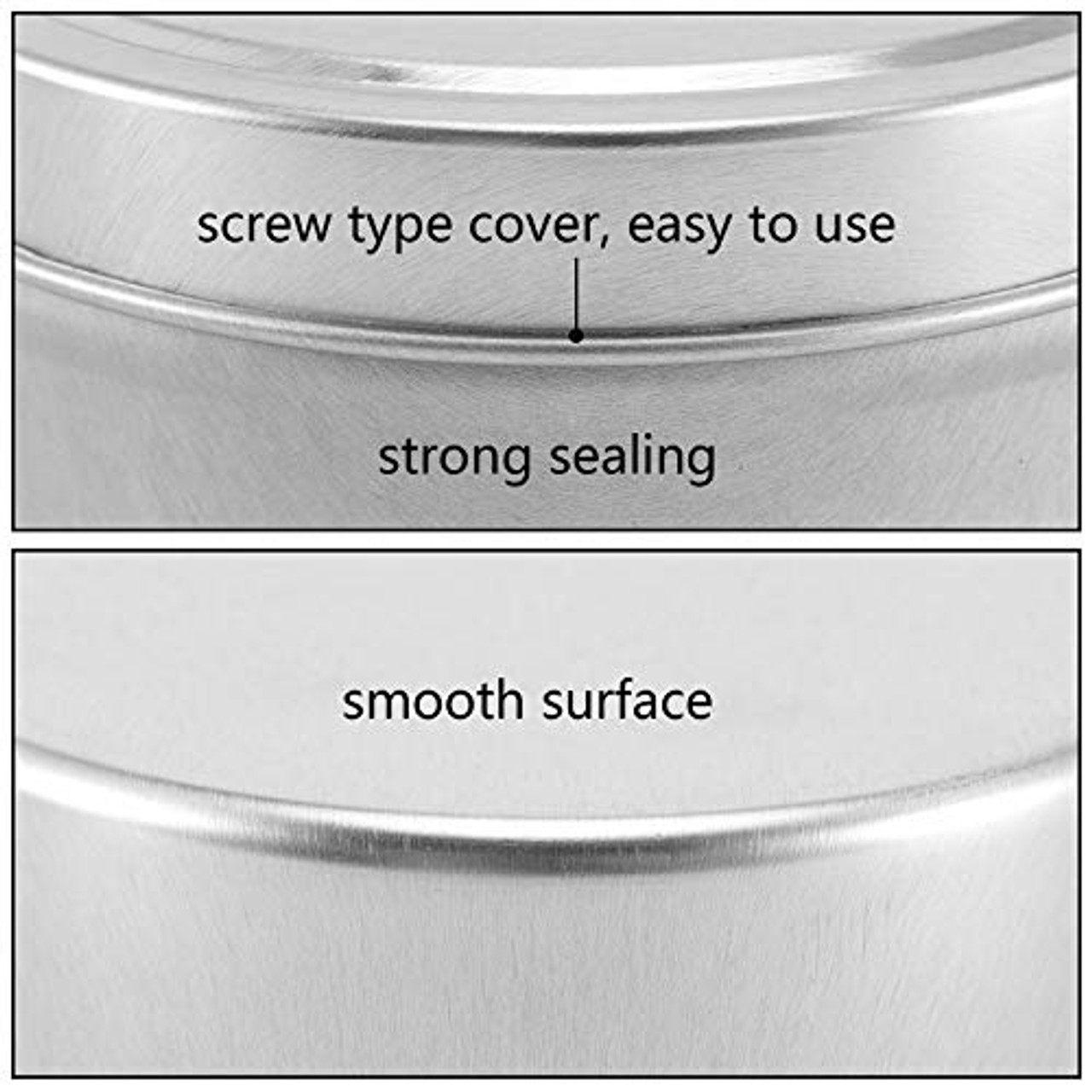 ZOENHOU 28 Pack 4 Oz Candle Tins, Round Empty Metal Tins with Lids,  Portable Metal Storage