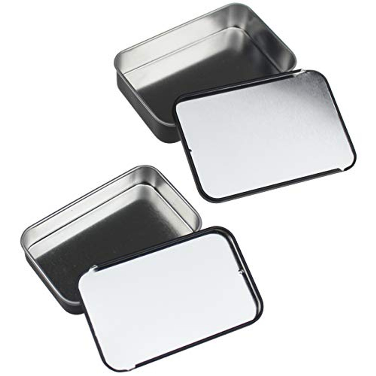 Hulless 4 Ounce Aluminum Cans 120 mL Transparent Top Screw Lid Metal  Storage Tins Containers for Storing Spices, Candies, Lip Balm, Candles, 12  Pcs.