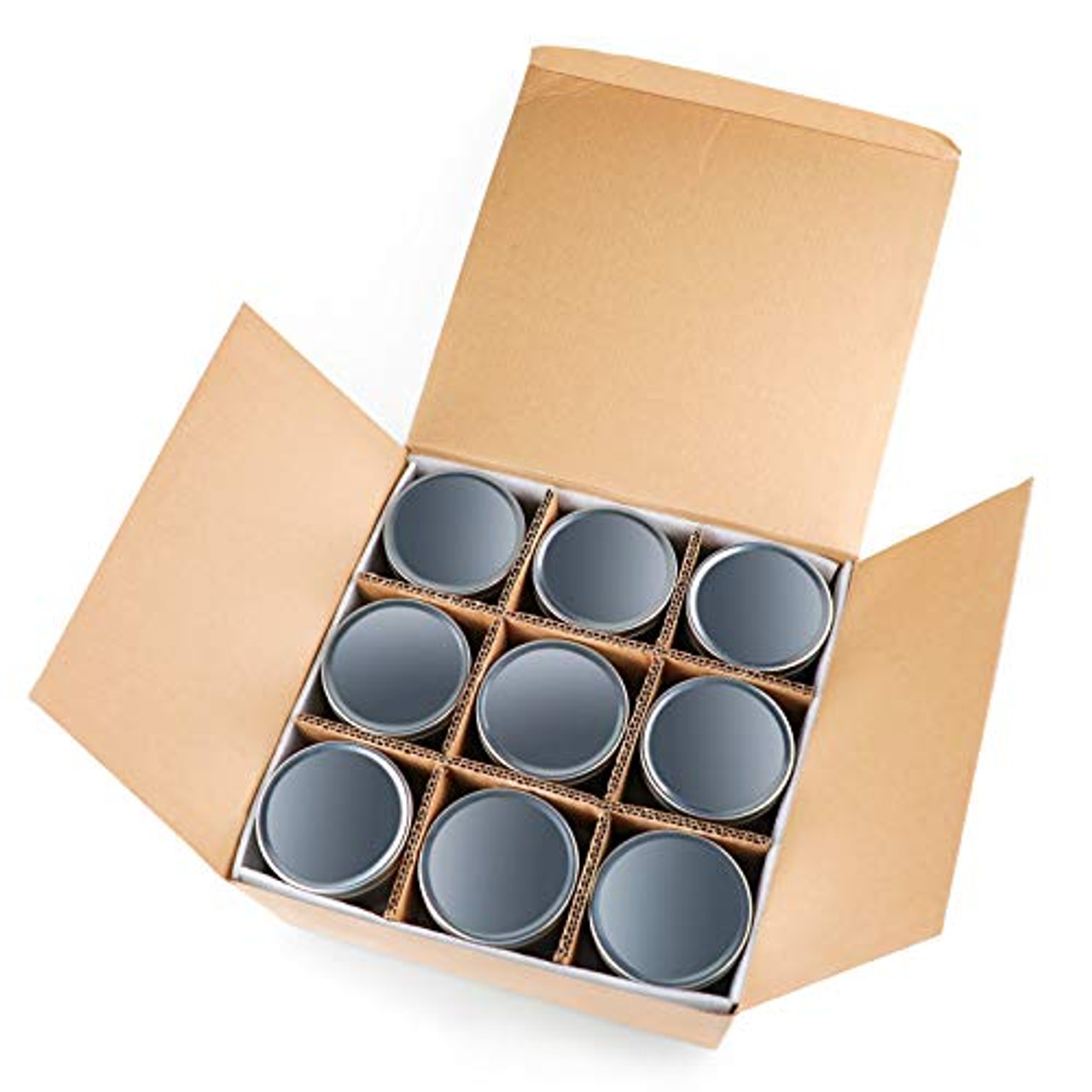 Candle Tins - 8 oz - ULINE - Carton of 36 - S-23467