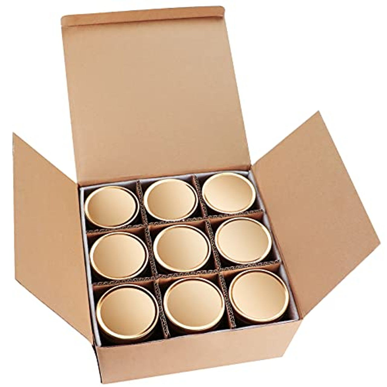 8-ounce Gold Tins - Candlewic: Candle Making Supplies Since 1972