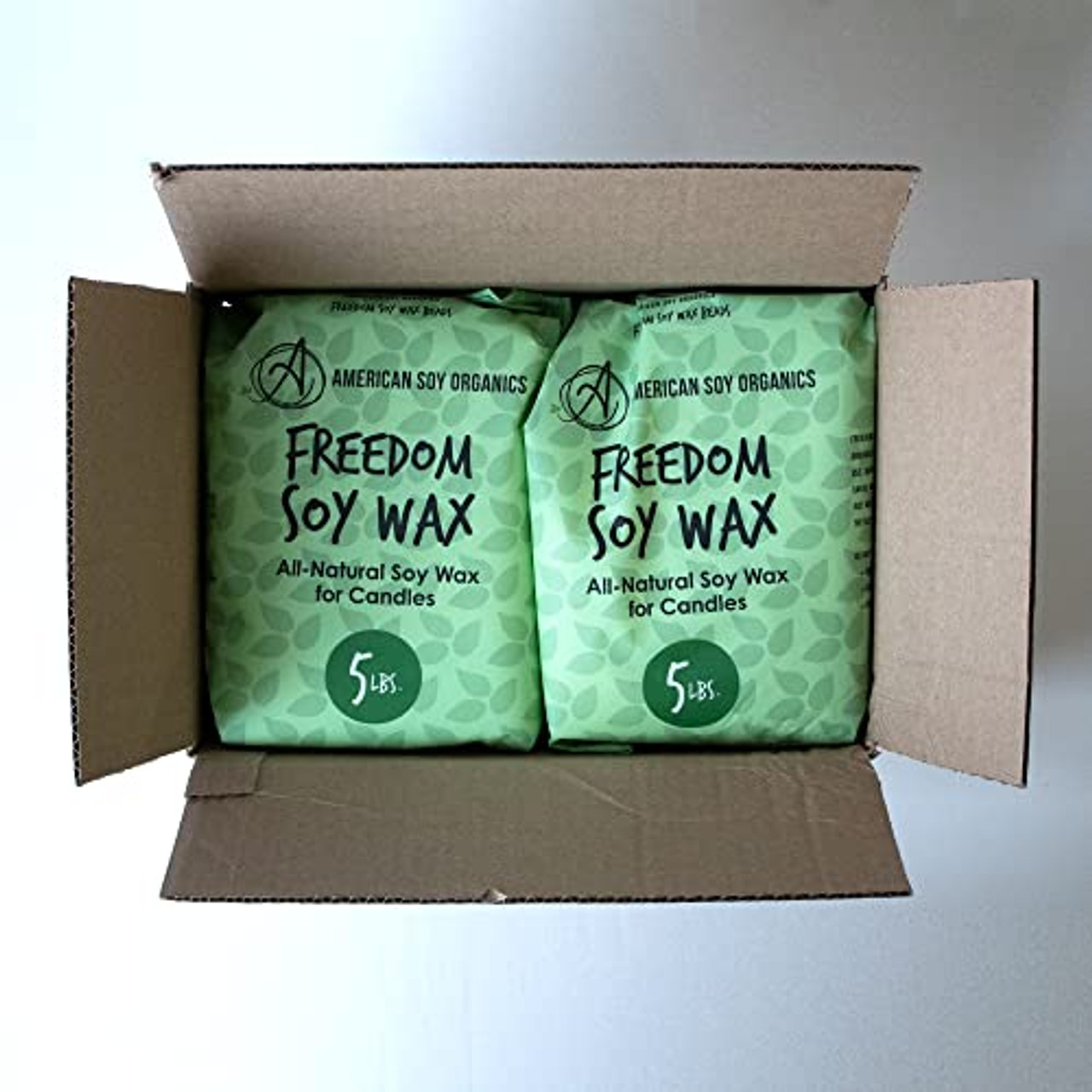 American Soy Organics- 10 lb of Freedom Soy Wax Beads for Candle