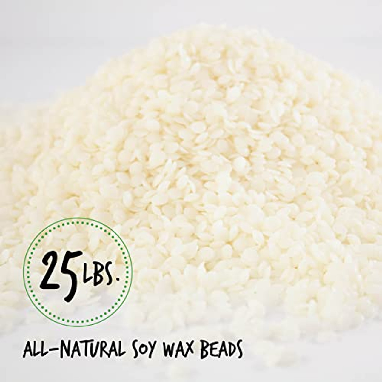 Soy Wax, 100% Natural Soy Candle Wax Beads, Organic SOYA Wax for