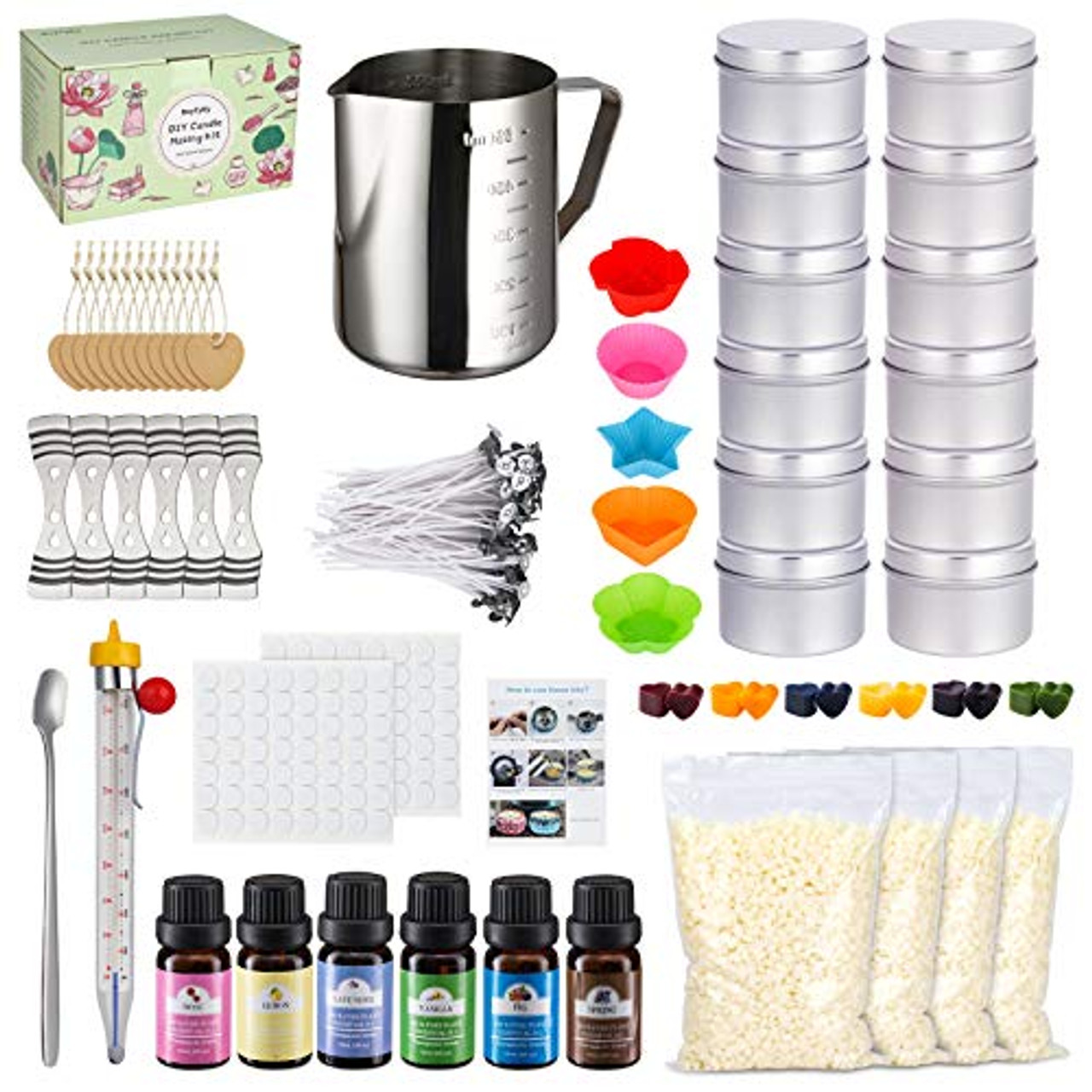 Candle Making Kit, Deluxe Candle Making Supplies, DIY Gifts for