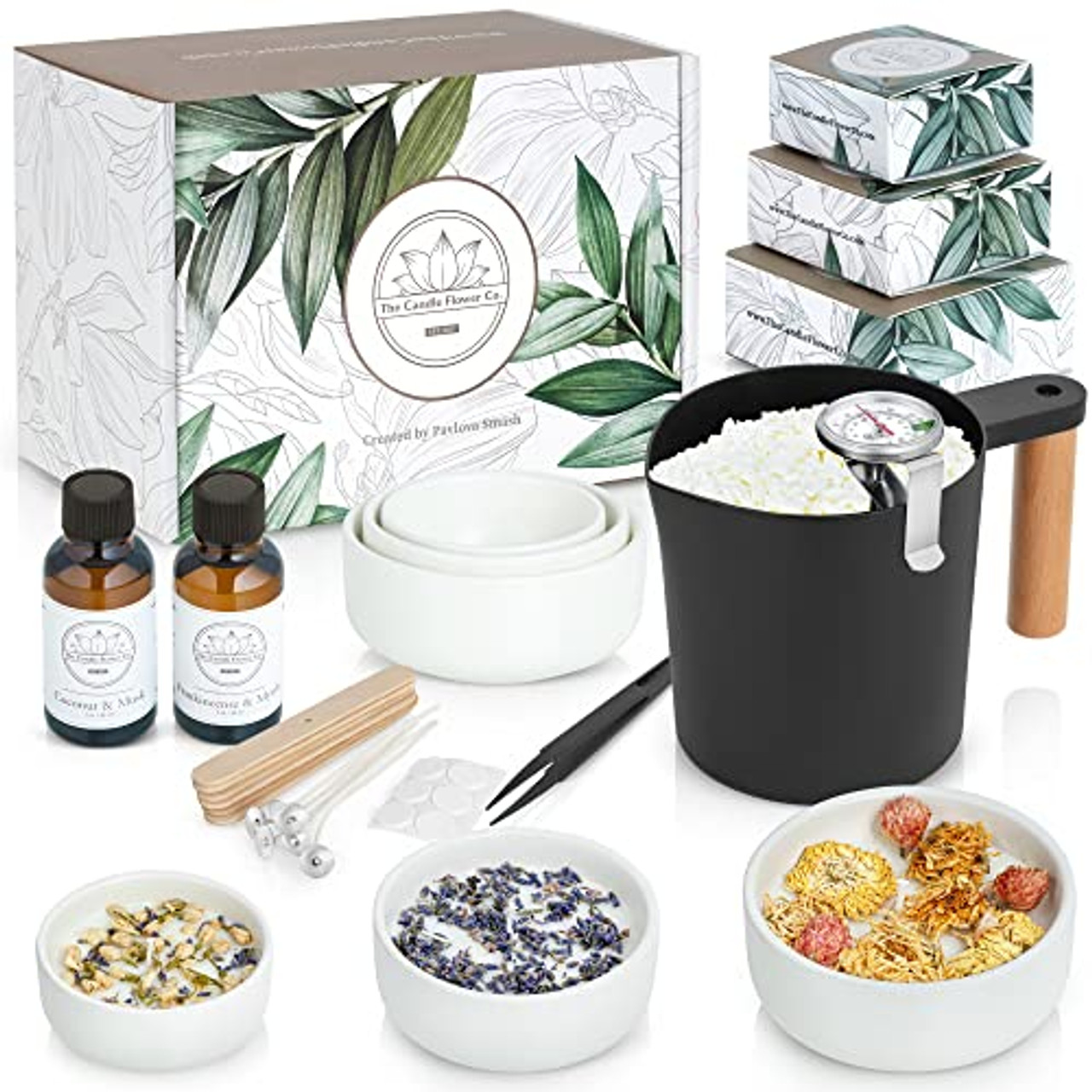 Ash & Harry Candle Making Kit with Natural Soy Wax for Candle Making - DIY  Candle Making