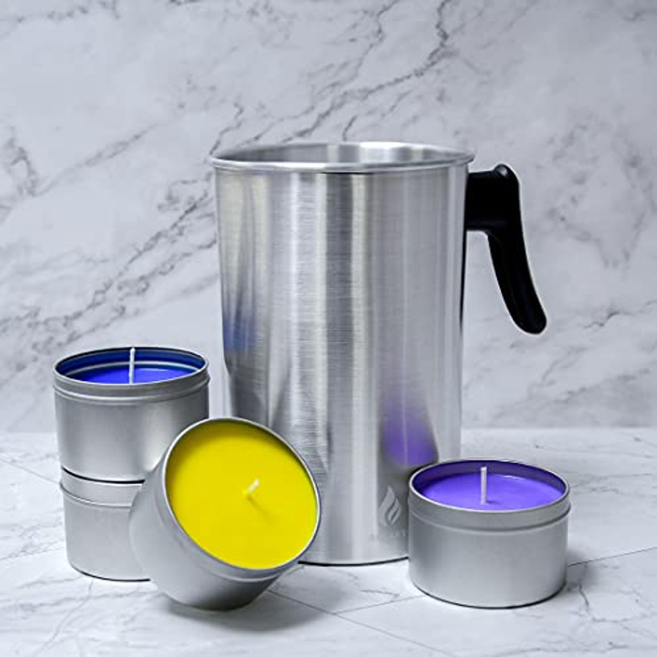 Candle Making Pouring Pot, Double Boiler Aluminum Candle Wax