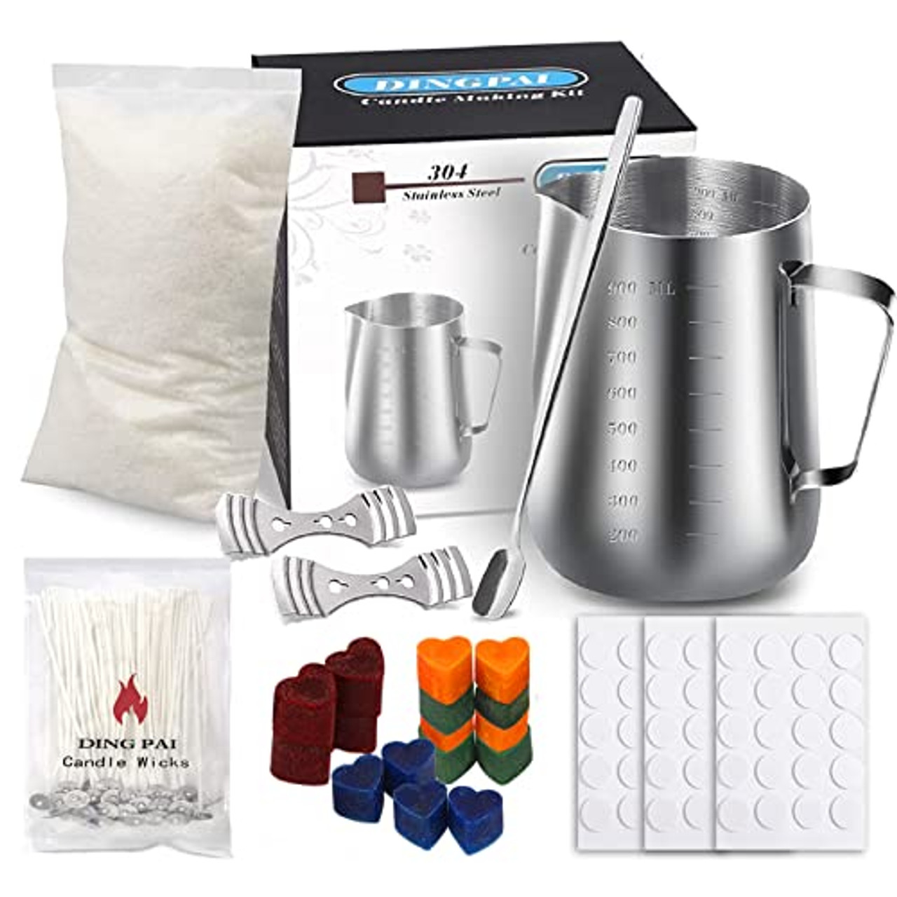 Candle Making Supplies, Complete Soy Candle Making Set Including