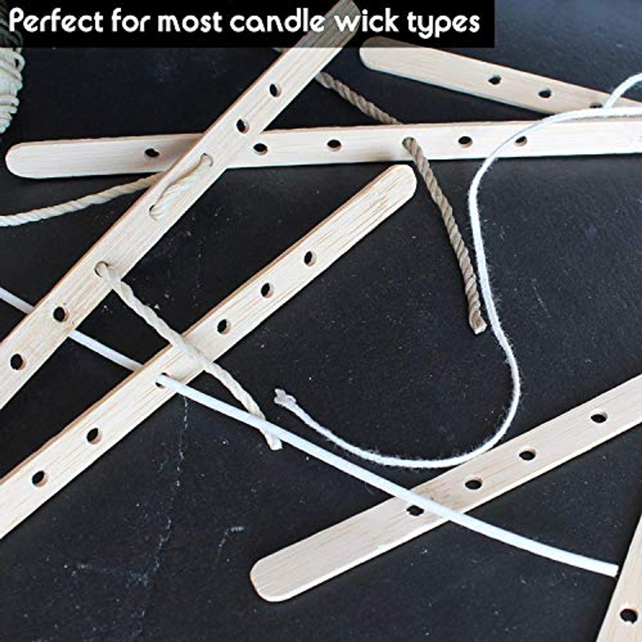 10pcs Metal Candle Wick Holders, Upgraded Candle Wick Centering Devices,  Silver Stainless Steel Candle Wick Holder for Candle Making