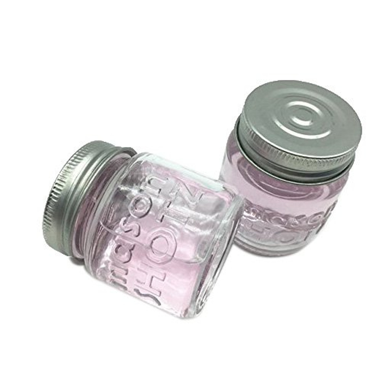 2 oz, Mason Jar Shot Glasses with Handles and Silver Lids (Set of 8) Mini  Mason Shots Glass