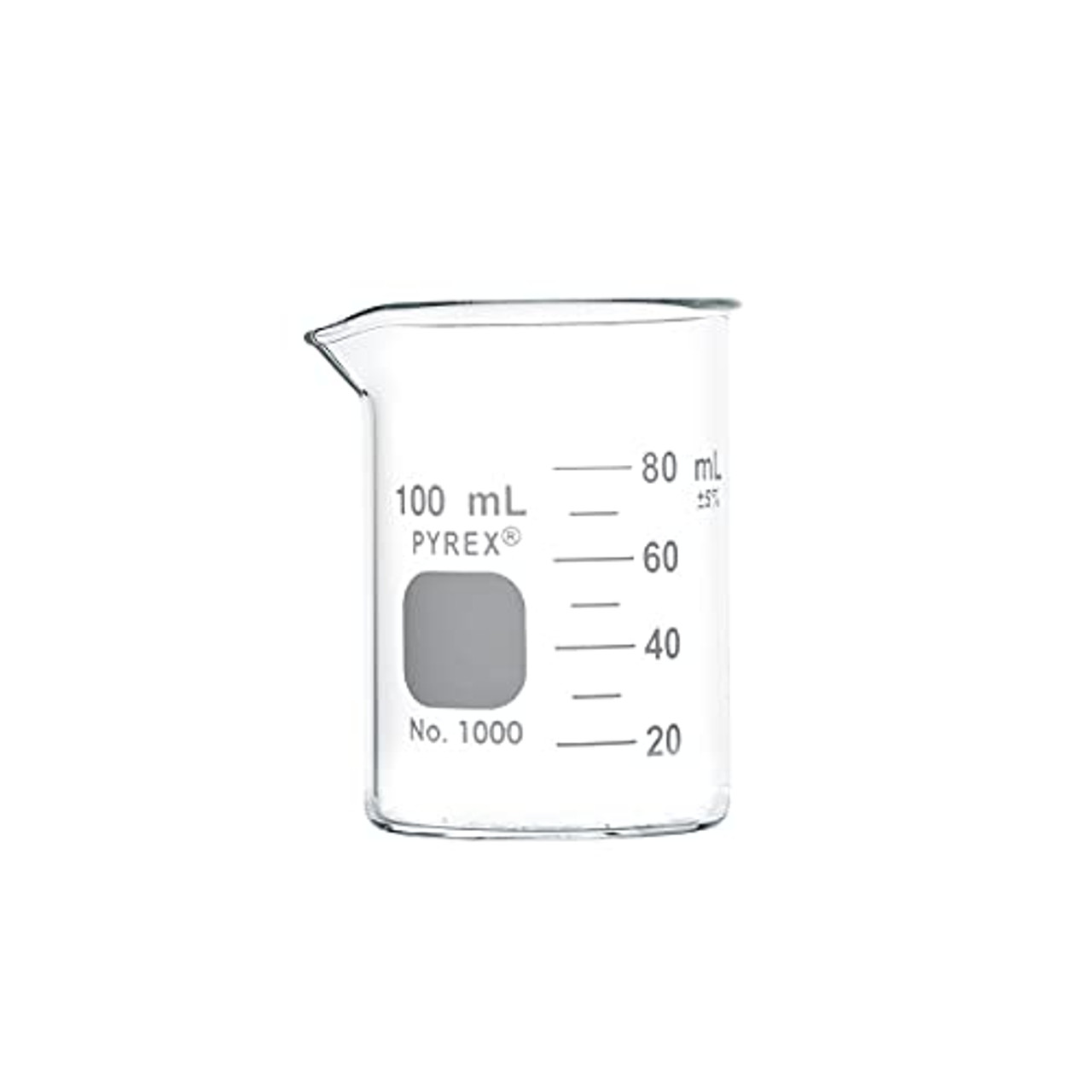 PYREX Griffin Borosilicate Glass Beaker - Low Form Graduated Measuring  Beaker with Spout – Premium Scientific Glassware for Laboratories,  Classrooms