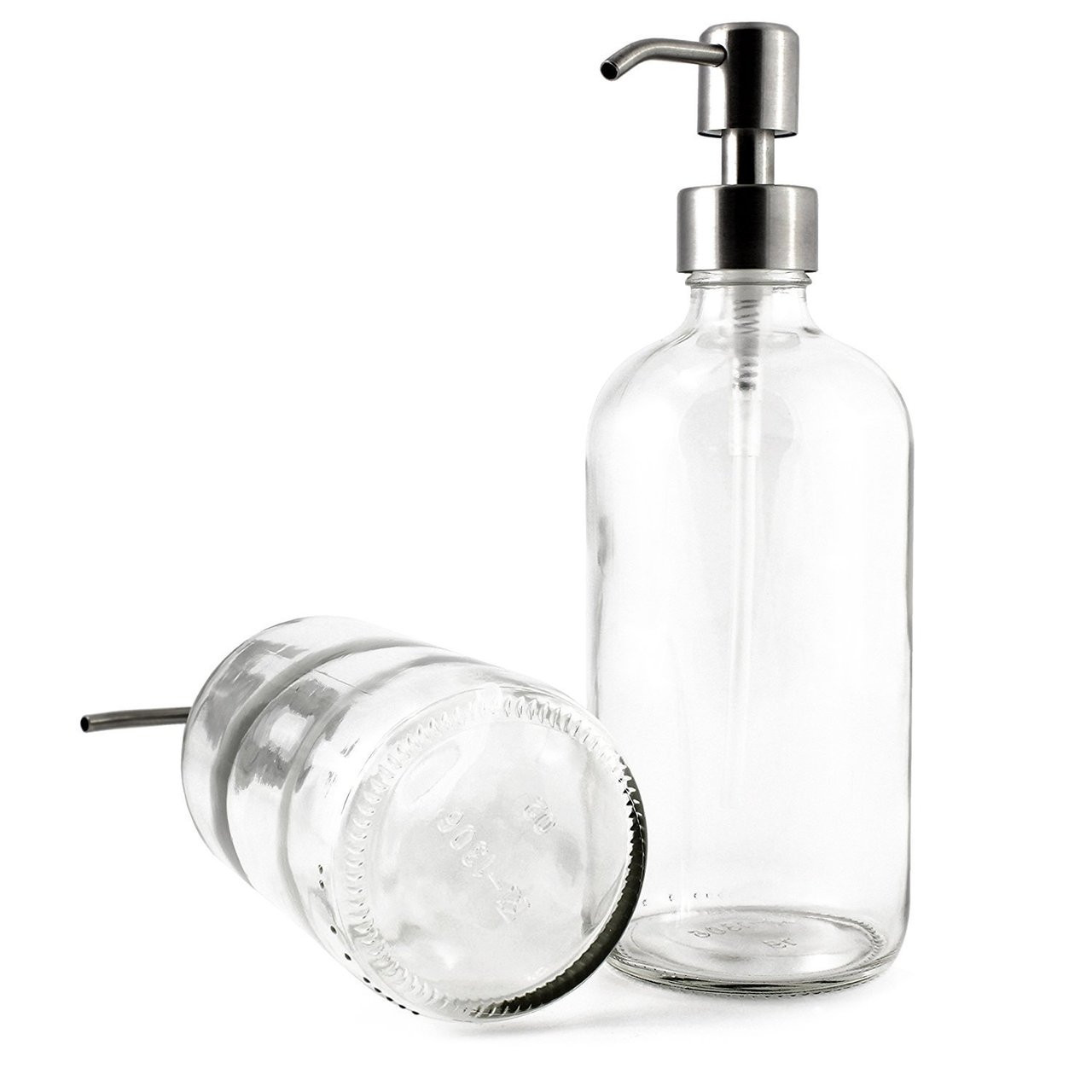 Download 2 Pack 16 Oz Liquid Soap Dispenser With Stainless Steel Pump