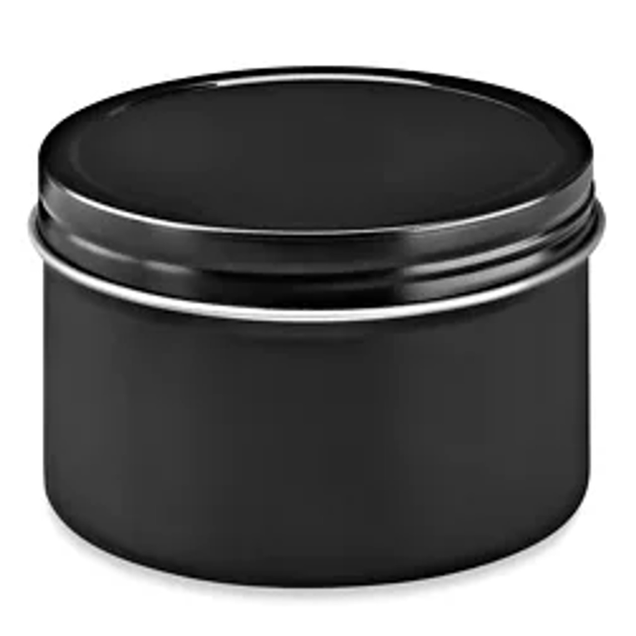 4 Diameter x 1 1/8 Shallow (8 oz.) and x 2 1/4 Deep (16 oz.) Round  Seamless Tin Collection w/ or w/o Window