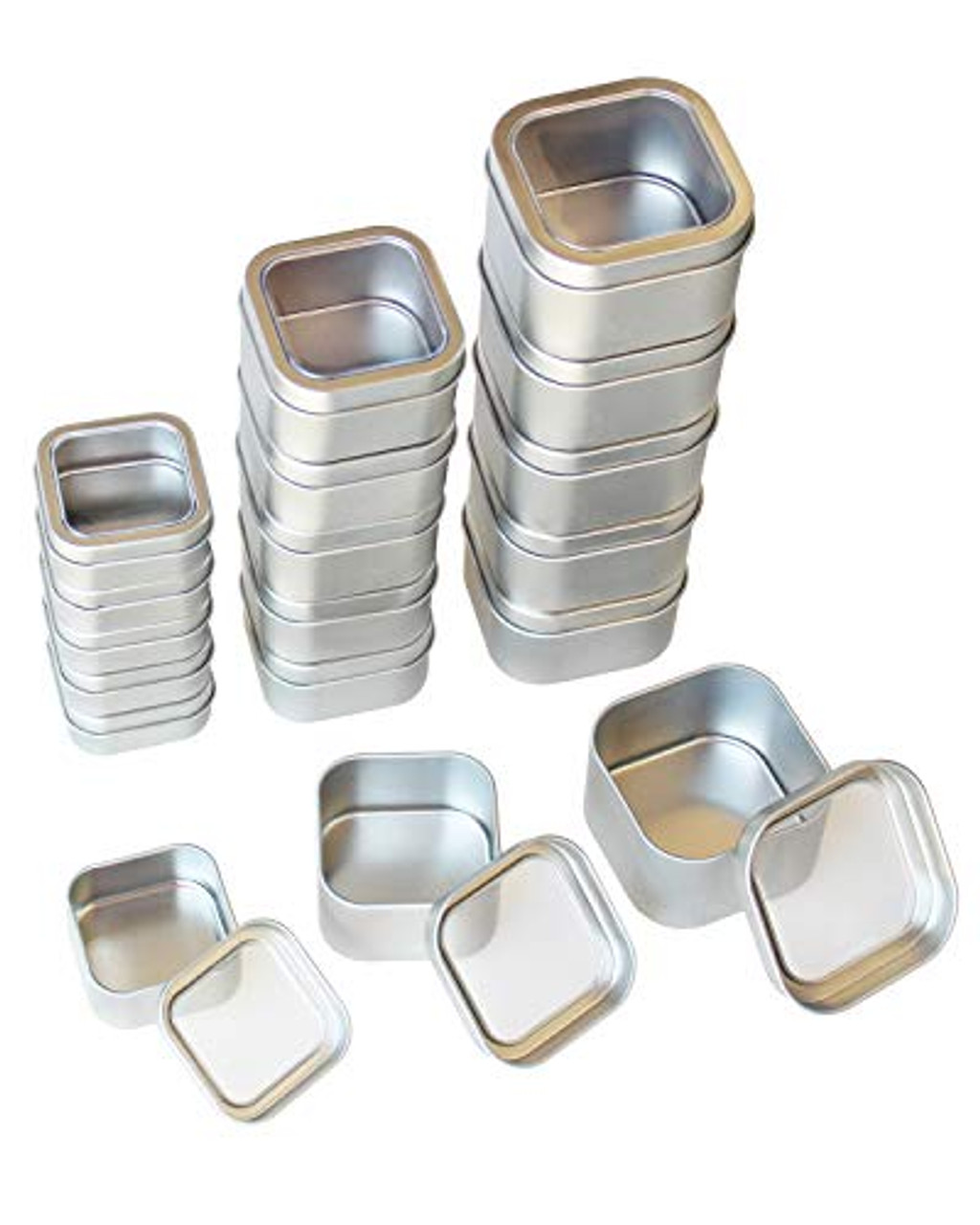 Rectangular Tin Containers 40ml