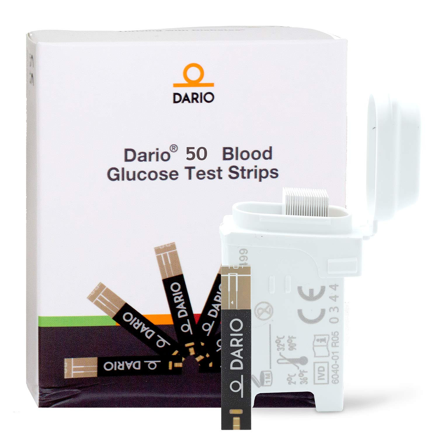 DARIO Blood Glucose Monitor Kit Test Your Blood Sugar Levels and Estimate A1c After 3m. Kit