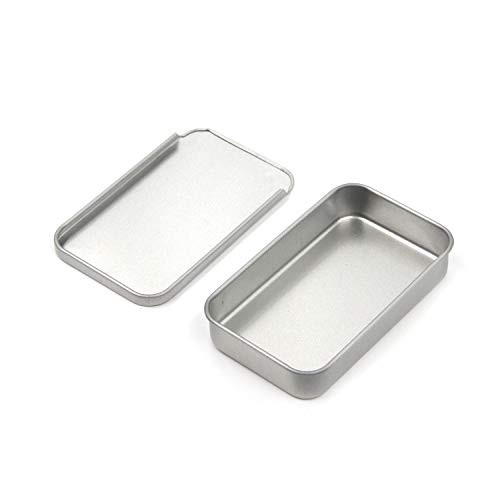 24-Pack Slide Top Rectangular Metal Tin Containers for Candies Jewelry ...